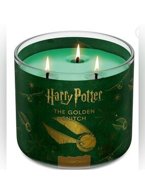 Harry Potter The Golden Snitch 3-Wick Candle NEW by Goose Creek